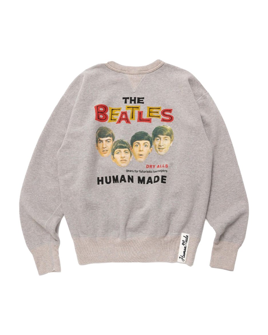 Human Made Beatles Sweatshirt Grey