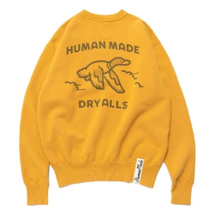 Human Made Duck Tsuriami Sweatshirt Yellow