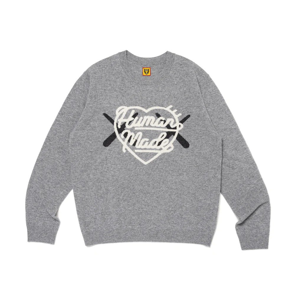 Human Made Kaws Made Knit Sweater Grey || Buy Now